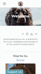 Mobile Screenshot of boykinspanielrescue.org