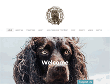 Tablet Screenshot of boykinspanielrescue.org